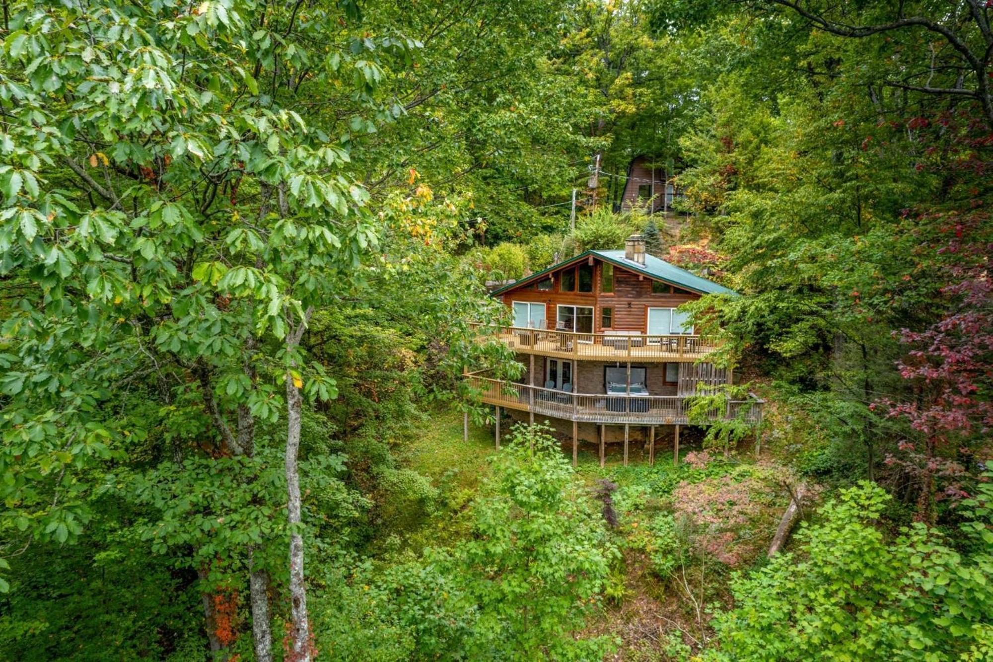 Grand Ole Chalet - Mt Viewsfireplacefirepitarcade Гатлінбург Екстер'єр фото